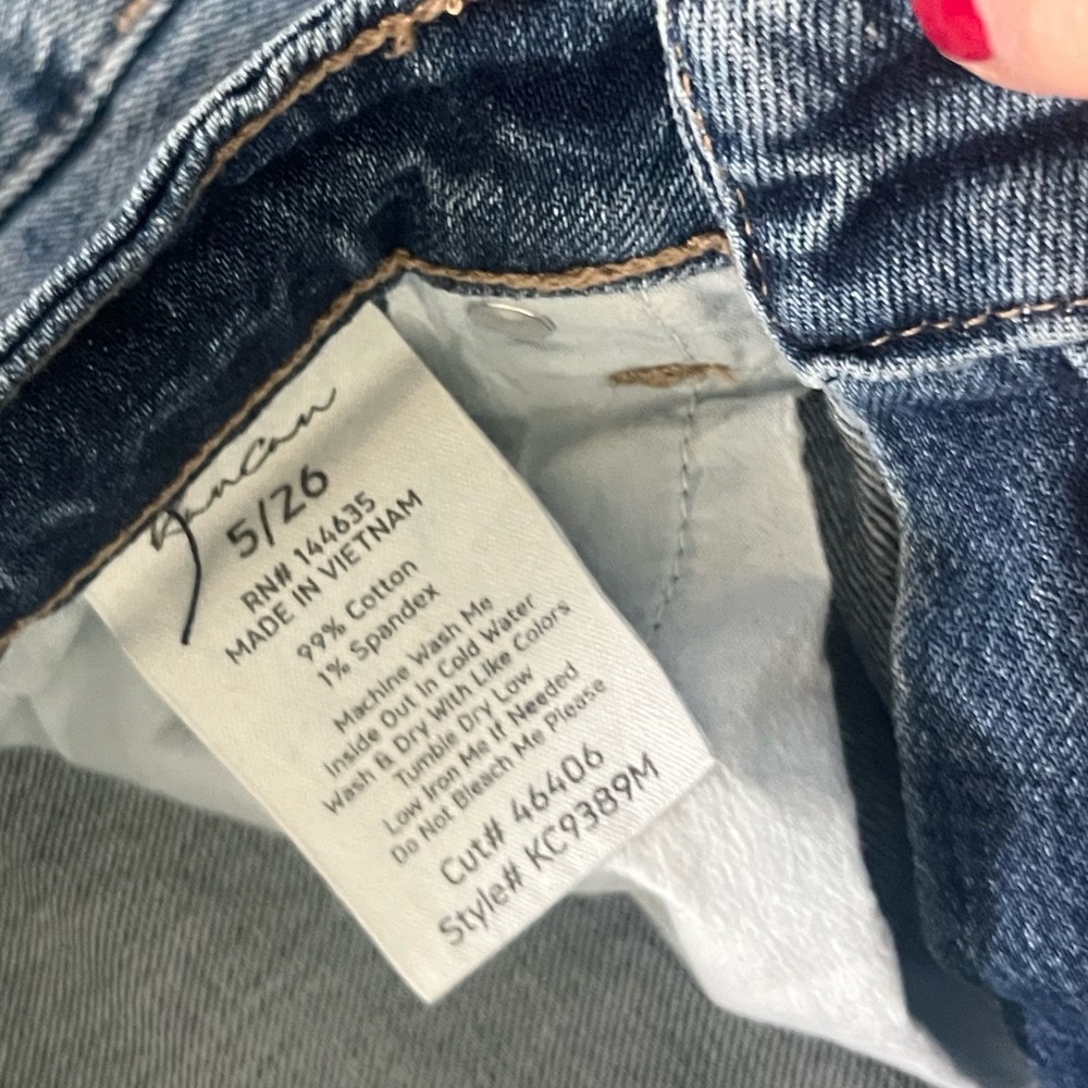 KanCan wide leg high rise jeans - Picture 3 of 3